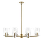 Millennium Lighting Maccan 38.75'' Wide 8-light Chandelier - Vintage Brass
