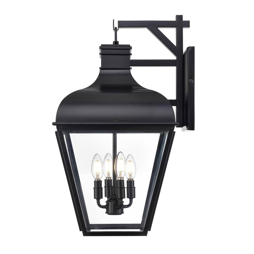 Millennium Lighting 43104-MB Matte Black Edenton 24.5'' High 4-light Outdoor Wall Sconce - Matte Black Image 5