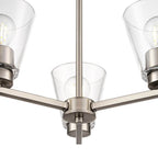 Millennium Lighting 64103-BN Brushed Nickel Strayhan 18'' 3-light Chandelier - Brushed Nickel Image 6