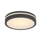 Millennium Lighting 401001-MB Matte Black Soltra 13'' Wide Led Flush Mount Image 1