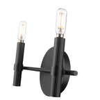 Millennium Lighting 25602-MB Matte Black Skyva 6'' High 2-light Vanity - Matte Black Image 5