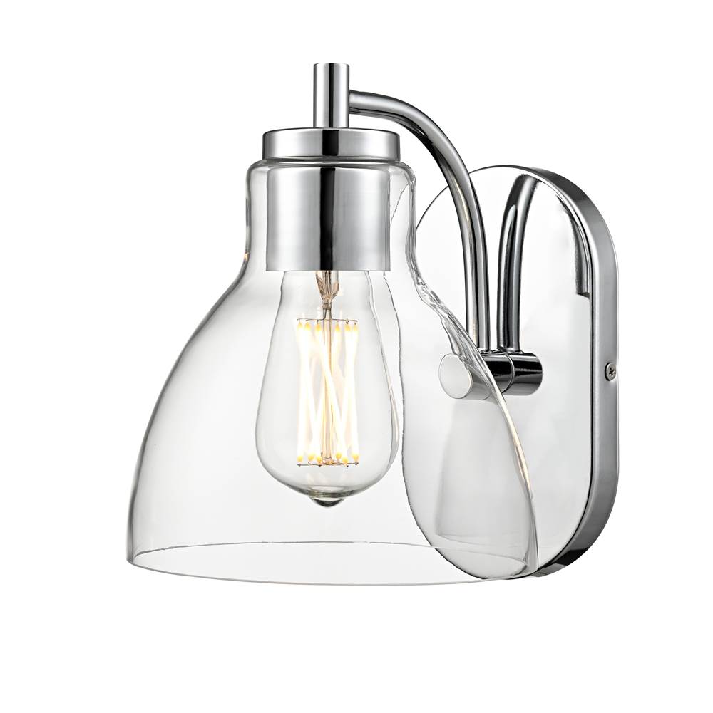Millennium Lighting 6201-CH Chrome Knightsdale 9.25'' High 1-light Wall Sconce - Chrome Image 1
