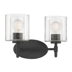 Millennium Lighting 270202-MB Matte Black Solventa 15'' Wide 2-light Vanity Image 1