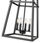 Millennium Lighting 19204-MB Matte Black Tellsa 15'' Wide 4-light Pendant - Matte Black Image 5