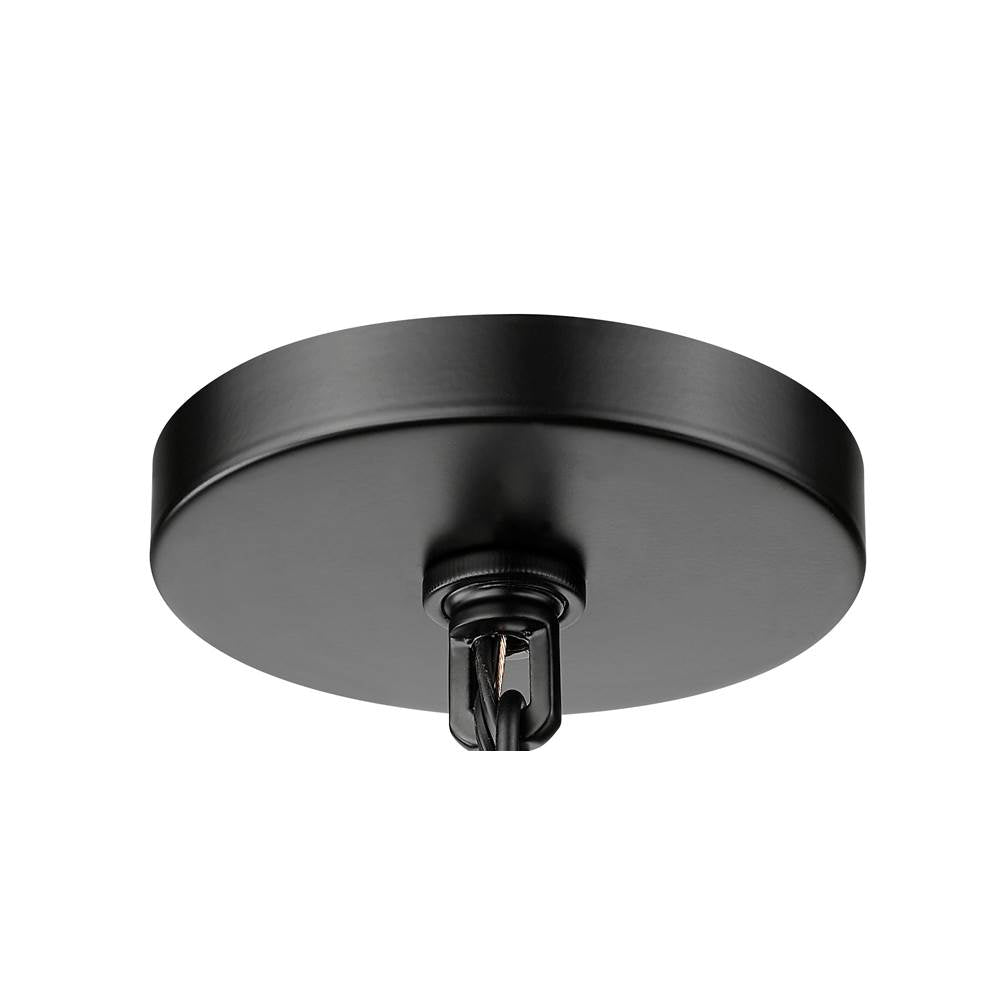 Millennium Lighting 198201-PBK Powder Coated Black Munger 9.25'' Wide 1-light Outdoor Hanging Pendant - Powder Coated Black Image 3
