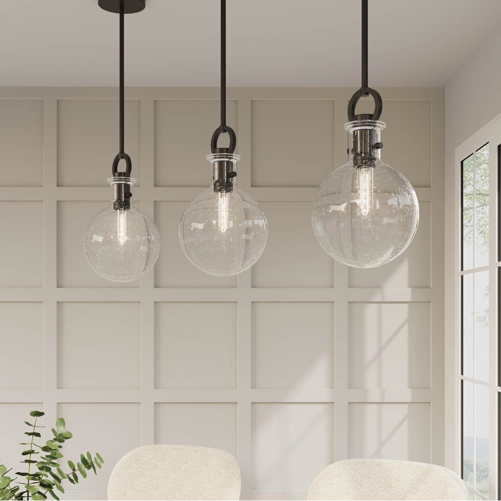 Millennium Lighting 204101-MB Matte Black Glanora  8'' Wide 1-light Mini Pendant Image 4