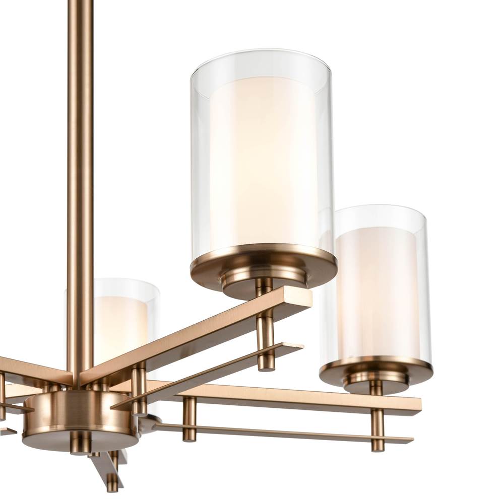 Millennium Lighting 5515-MG Modern Gold Chandelier Ceiling Light Image 3