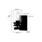 Millennium Lighting 91021-MG Modern Gold Lunden  9.25'' High 1-light Wall Sconce Image 2