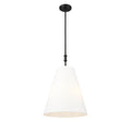 Millennium Lighting 16303-MB Matte Black Adorra 16'' Wide 3-light Pendant - Matte Black Image 1