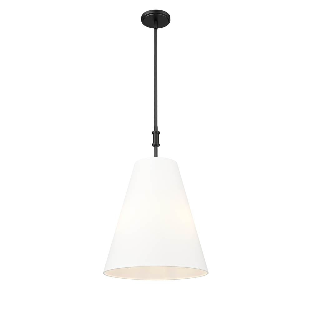 Millennium Lighting 16303-MB Matte Black Adorra 16'' Wide 3-light Pendant - Matte Black Image 1