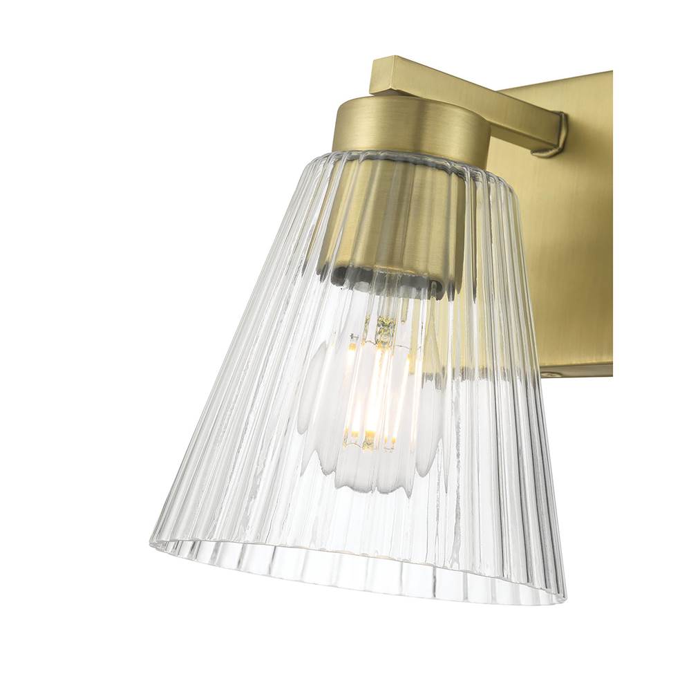 Millennium Lighting 63001-VB Vintage Brass Riville 7.5'' High 1-light Wall Sconce Image 5