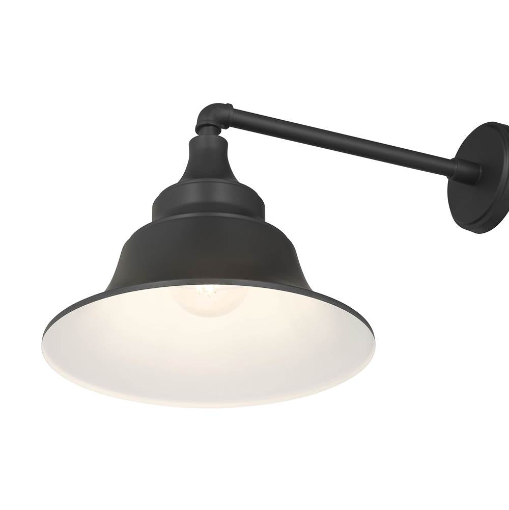 Millennium Lighting 67001-PBK Powder Coated Black Varnel 12.5'' High 1-light Outdoor Wall Sconce Image 5