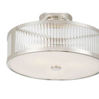 Millennium Lighting 23303-PN Polished Nickel Ardezia 15.75'' Wide 3-light Semi-flush Mount Image 5
