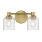 Millennium Lighting 202102-VB Vintage Brass Vessair 14'' Wide 2-light Vanity Image 6