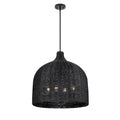 Millennium Lighting 9027-MB Matte Black Elise 24.25'' Wide 4-light Pendant - Matte Black Image 1