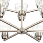 Millennium Lighting 64109-BN Brushed Nickel Strayhan 28.5'' 9-light Chandelier - Brushed Nickel Image 6