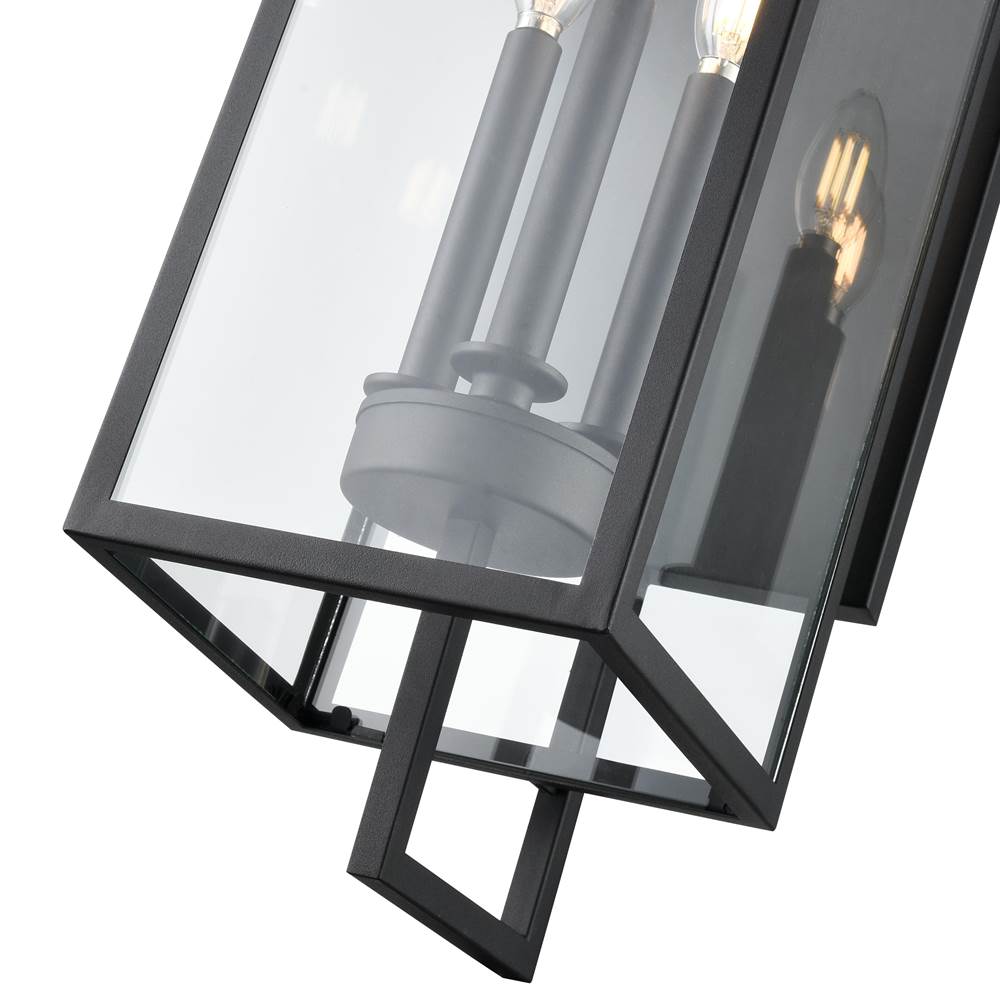 Millennium Lighting 280003-TBK Textured Black Outdoor Wall Sconce Image 3