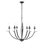 Millennium Lighting Charlize 33.75'' Wide 6-light Chandelier - Matte Black