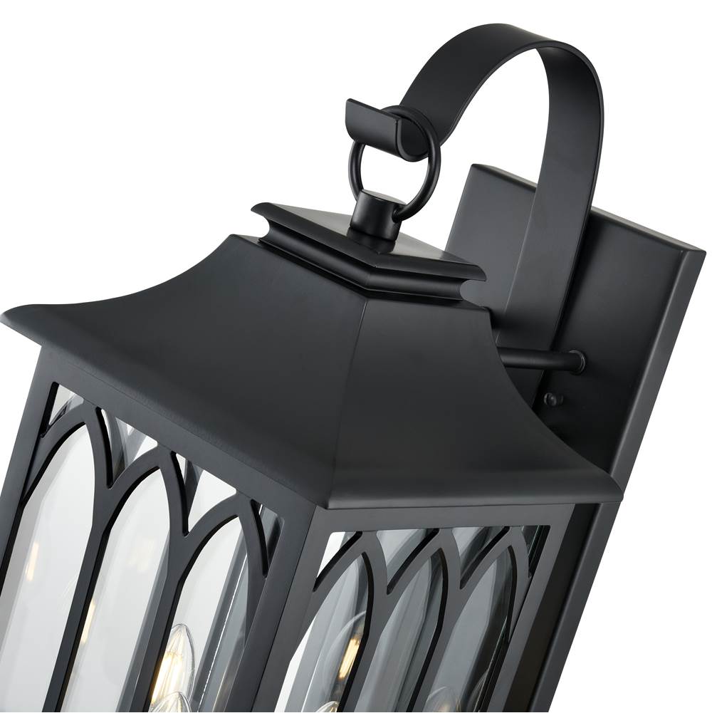 Millennium Lighting 88103-PBK Powder Coated Black Outdoor Wall Sconce Image 3