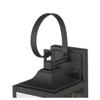 Millennium Lighting 402001-PBK Powder Coated Black Halston 16.75'' High 1-light Outdoor Lantern Image 6