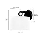 Millennium Lighting 211001-MB Matte Black Wall Sconce Image 2