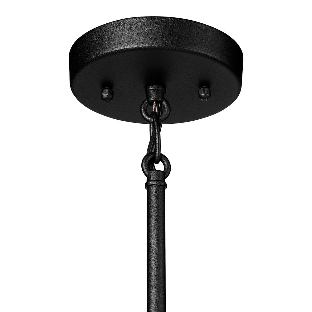Millennium Lighting 86103-TBK Textured Black Outdoor Hanging Lantern Image 4