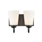 Millennium Lighting 9812-MB Matte Black 2 Light Vanity Image 2