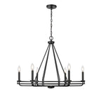 Millennium Lighting Jody 32.5'' Wide 6-light Chandelier - Matte Black