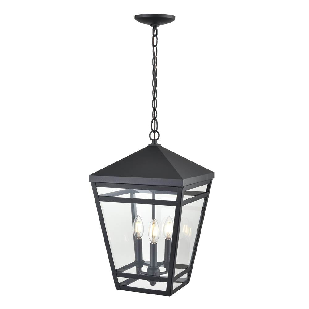 Millennium Lighting 82105-TBK Textured Black Outdoor Hanging Lantern Image 4