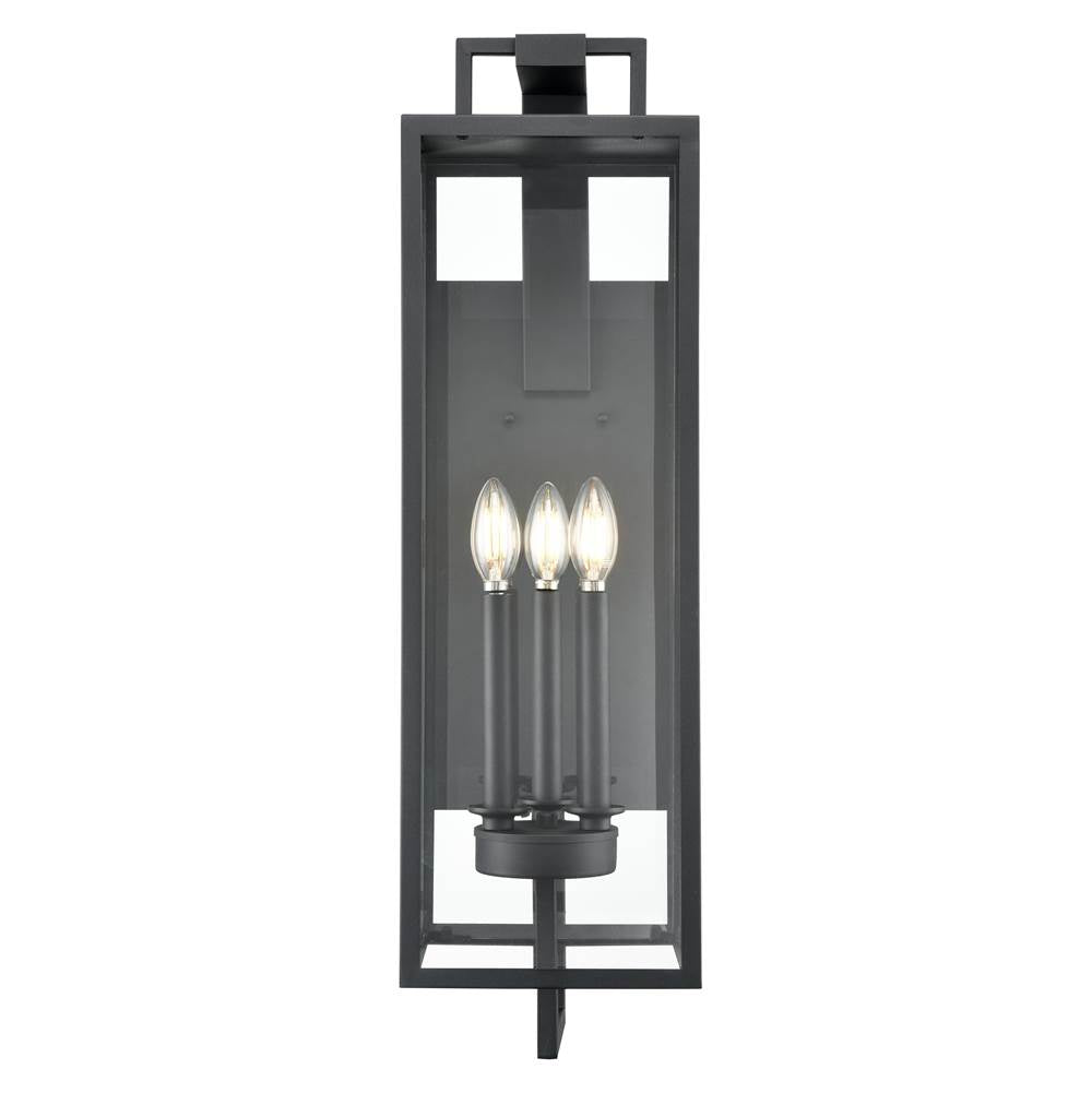 Millennium Lighting 280003-TBK Textured Black Outdoor Wall Sconce Image 1