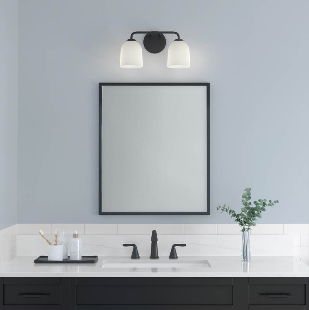 Millennium Lighting 22302-MB Matte Black Vanity Image 2