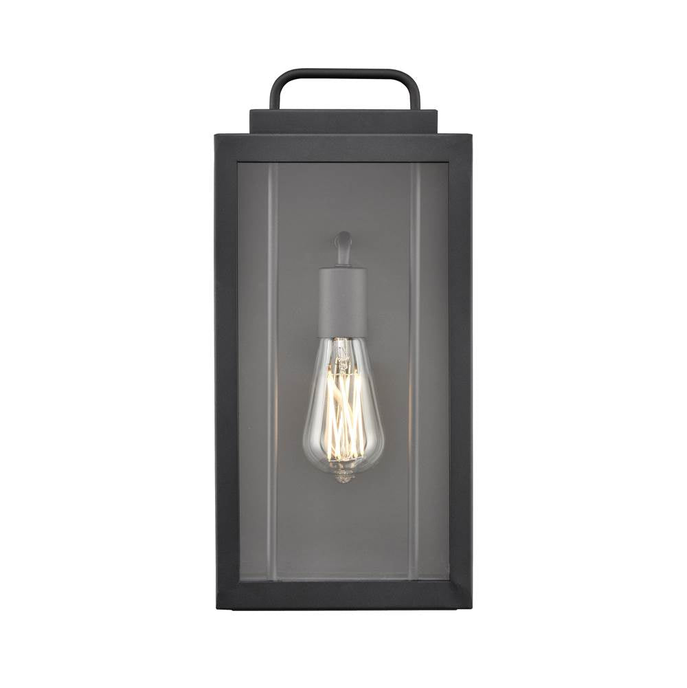 Millennium Lighting 260001-TBK Textured Black Outdoor Wall Sconce Image 1