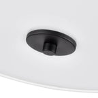 Millennium Lighting 41002-MB Matte Black Guyten 13'' Wide 2-light Flushmount - Matte Black Image 4