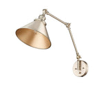 Millennium Lighting 11001-MG Modern Gold Swing Arm Sconce Light Image 3