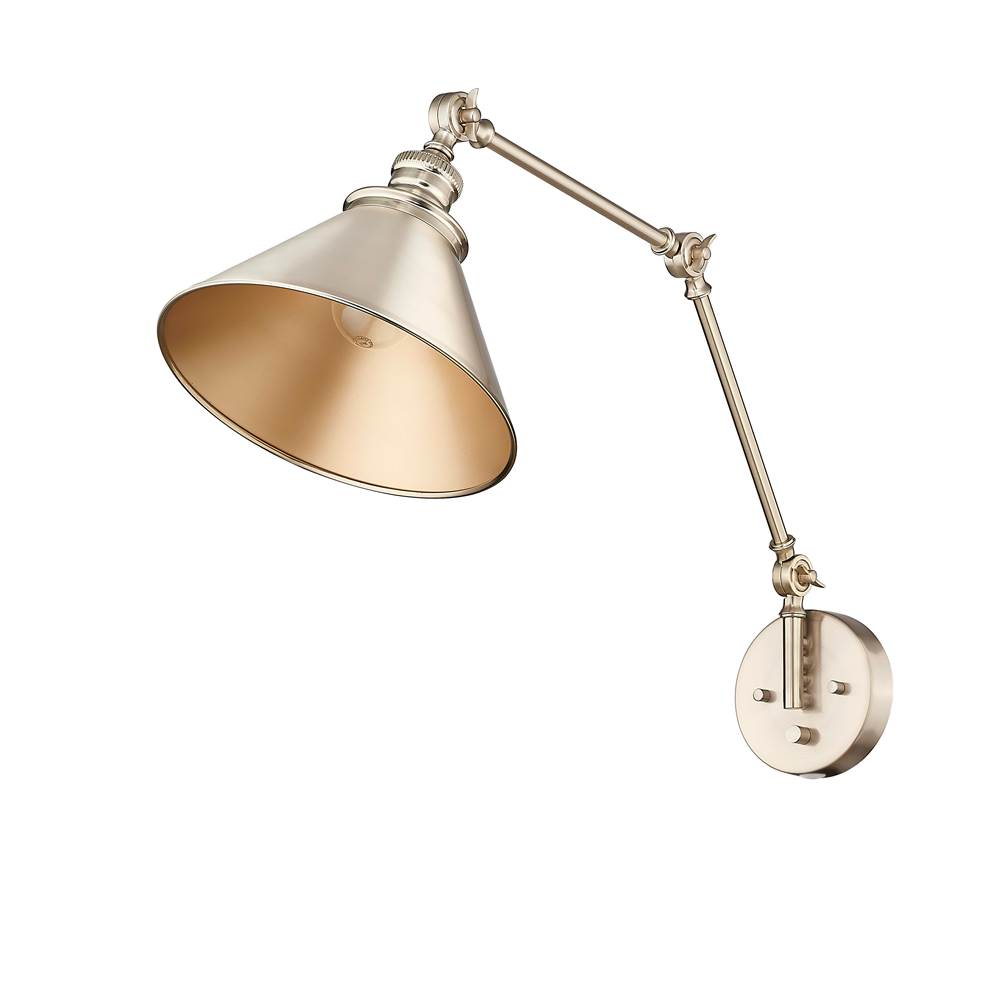 Millennium Lighting 11001-MG Modern Gold Swing Arm Sconce Light Image 3