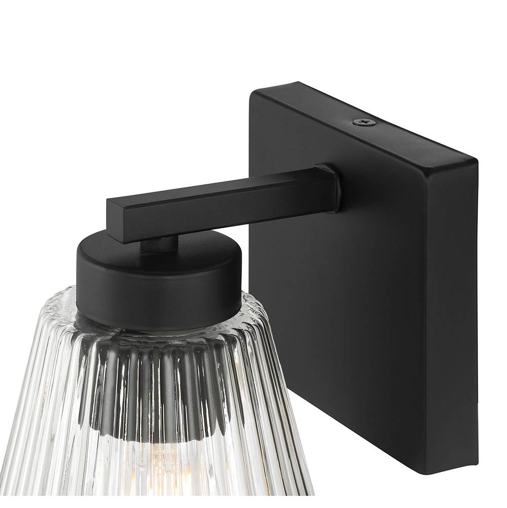 Millennium Lighting 63001-MB Matte Black Riville 7.5'' High 1-light Wall Sconce Image 6