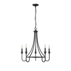 Millennium Lighting 12205-MB Matte Black Chandelier Ceiling Light Image 1