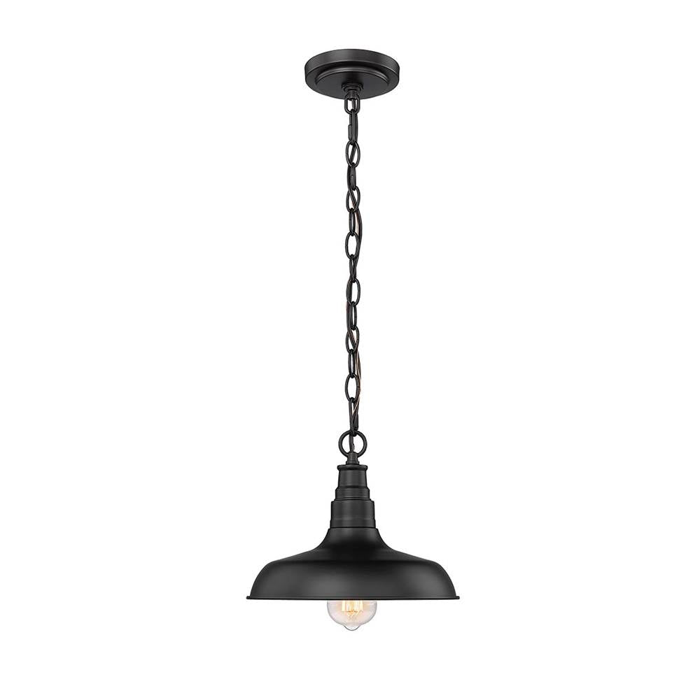 Millennium Lighting 2952-PBK Powder Coat Black Outdoor Hanging Lantern Image 1
