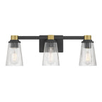 Millennium Lighting 9313-MB/VB Matte Black Lustria  21.75'' Wide 3-light Vanity Image 6