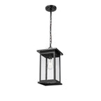 Millennium Lighting 4125-PBK Powder Coated Black Outdoor Hanging Lantern Image 5