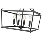 Millennium Lighting 19104-MB Matte Black Nellita 16'' Wide 4-light Pendant - Matte Black Image 5