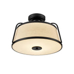 Millennium Lighting 78201-MB Matte Black Led Semi-flush Ceiling Mount Image 5