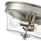 Millennium Lighting 64102-BN Brushed Nickel Strayhan 13'' 2-light Flush Mount - Brushed Nickel Image 3