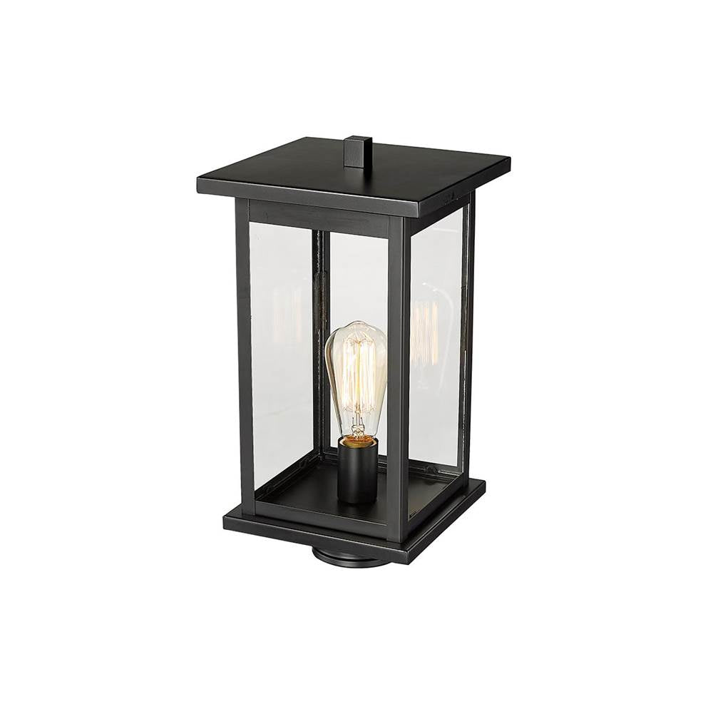 Millennium Lighting 4124-PBK Powder Coat Black Outdoor Post Lantern Image 2
