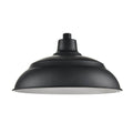 Millennium Lighting RALWHS17-SB Satin Black Aluminum Warehouse Shade Image 1