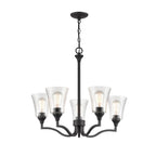 Millennium Lighting 2115-MB Matte Black Chandelier Ceiling Light Image 2