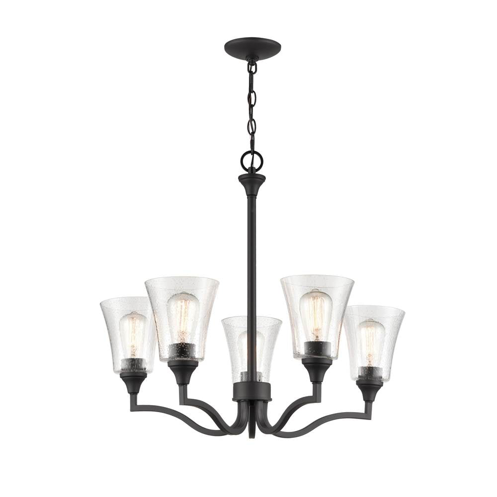 Millennium Lighting 2115-MB Matte Black Chandelier Ceiling Light Image 2