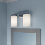 Millennium Lighting 2702WG-CH Chrome Verlana 14'' 2-light Vanity - Chrome Image 3