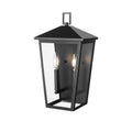 Millennium Lighting 198002-PBK Powder Coated Black Munger 16.5'' High 2-light Outdoor Wall Sconce - Powder Coated Black Image 1