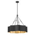 Millennium Lighting 210205-MB/VB Matte Black Ottavio  28'' Wide 5-light Pendant Image 1
